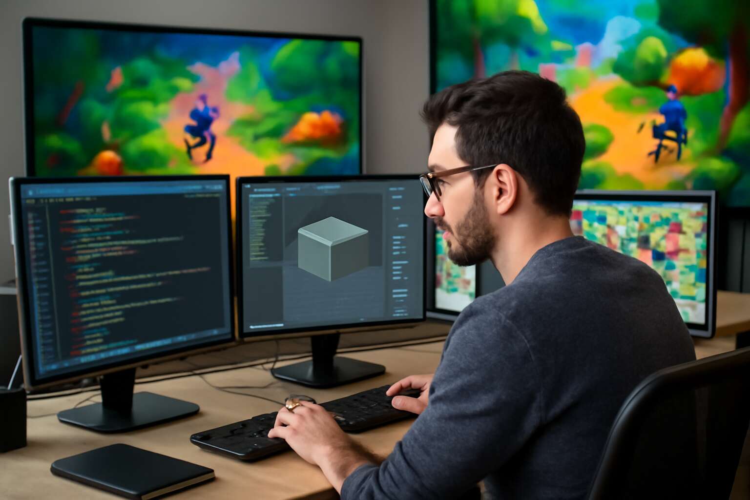 can full stack developer make games