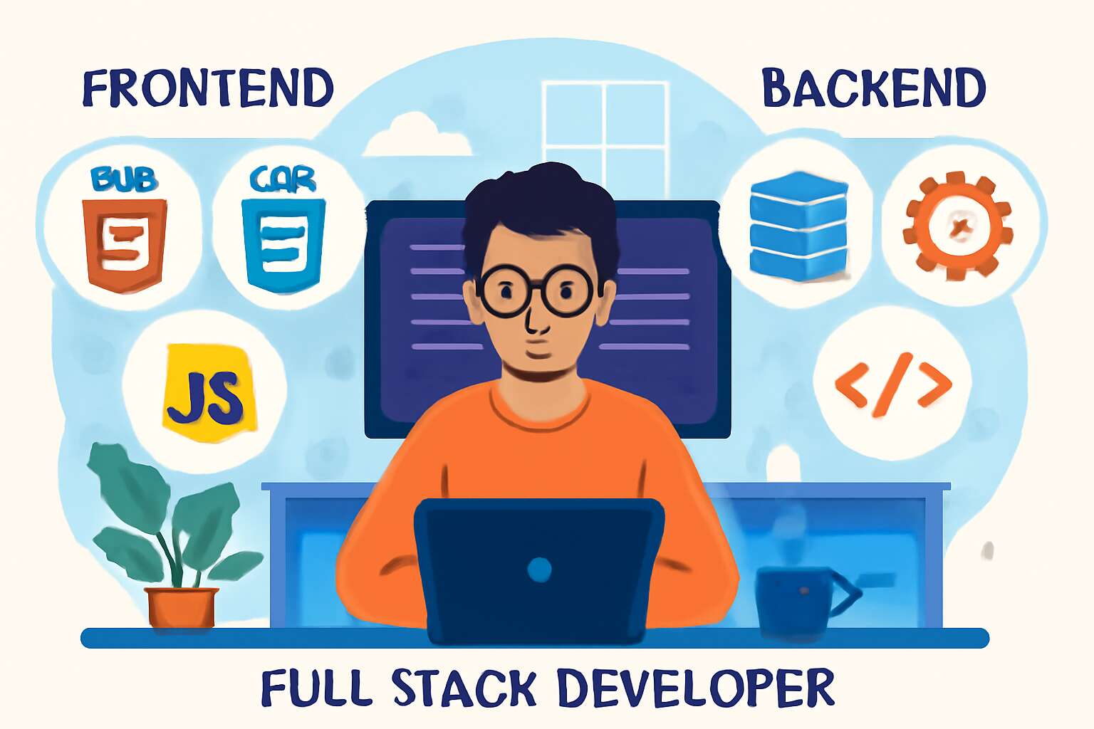 full stack developer and web developer difference