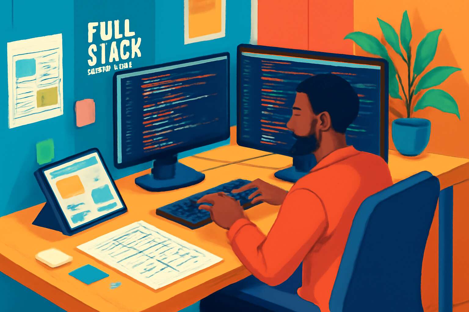 full stack developer easy or hard