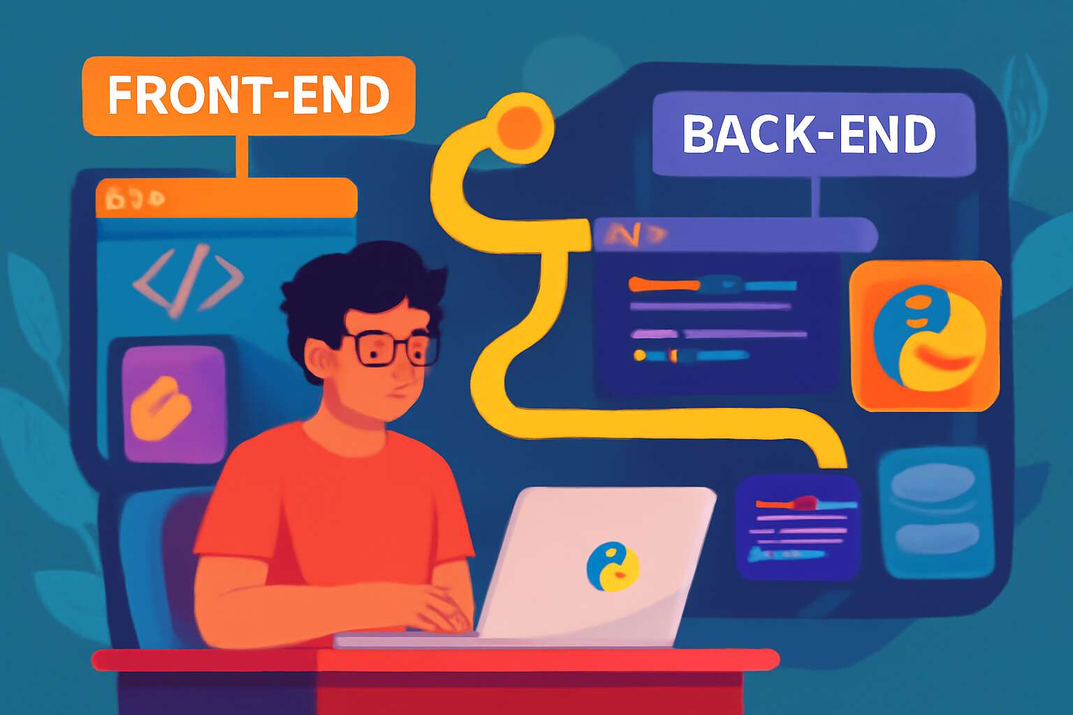 full stack developer with python roadmap