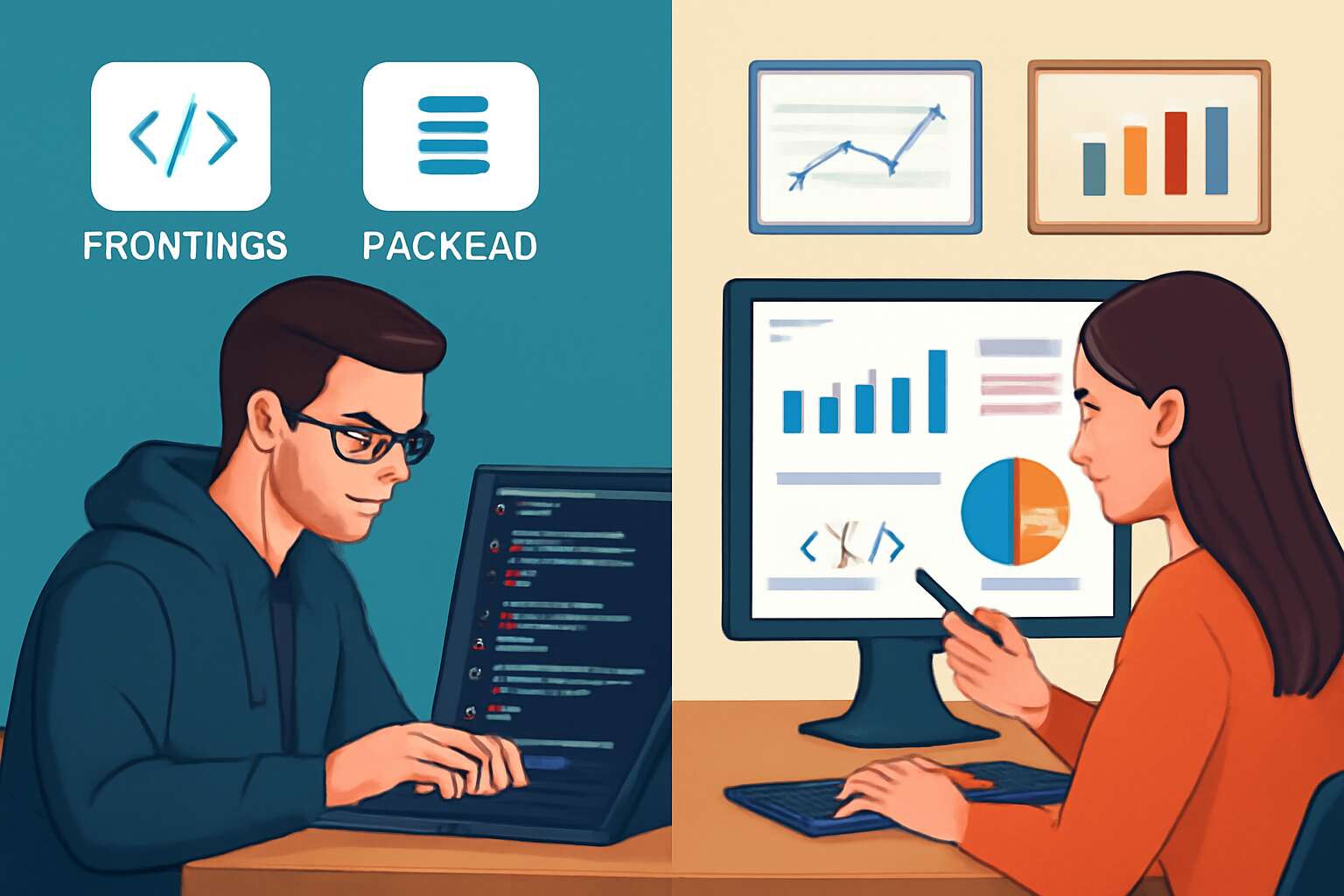 full stack developer vs data analyst