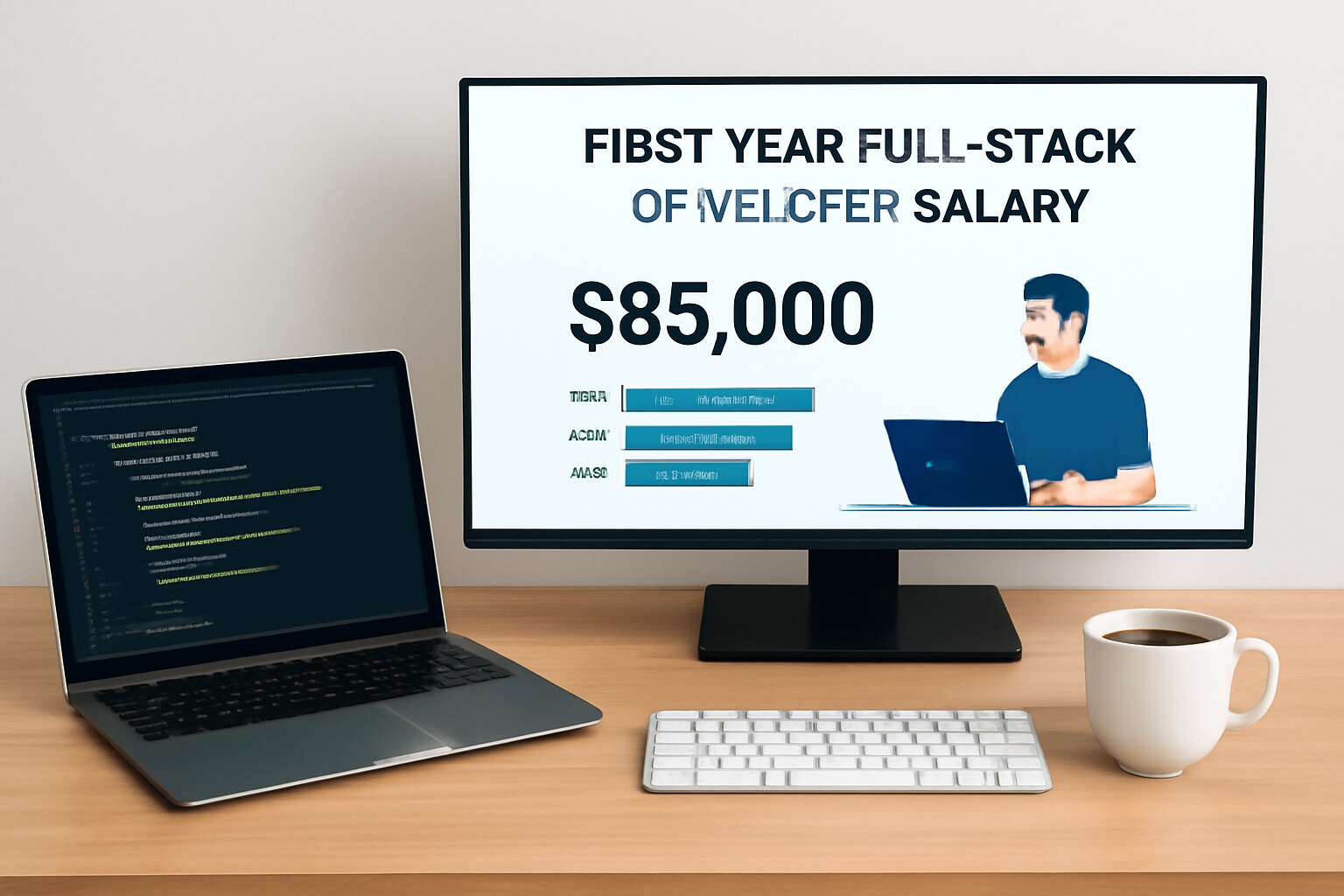 full stack developer 1 year experience salary