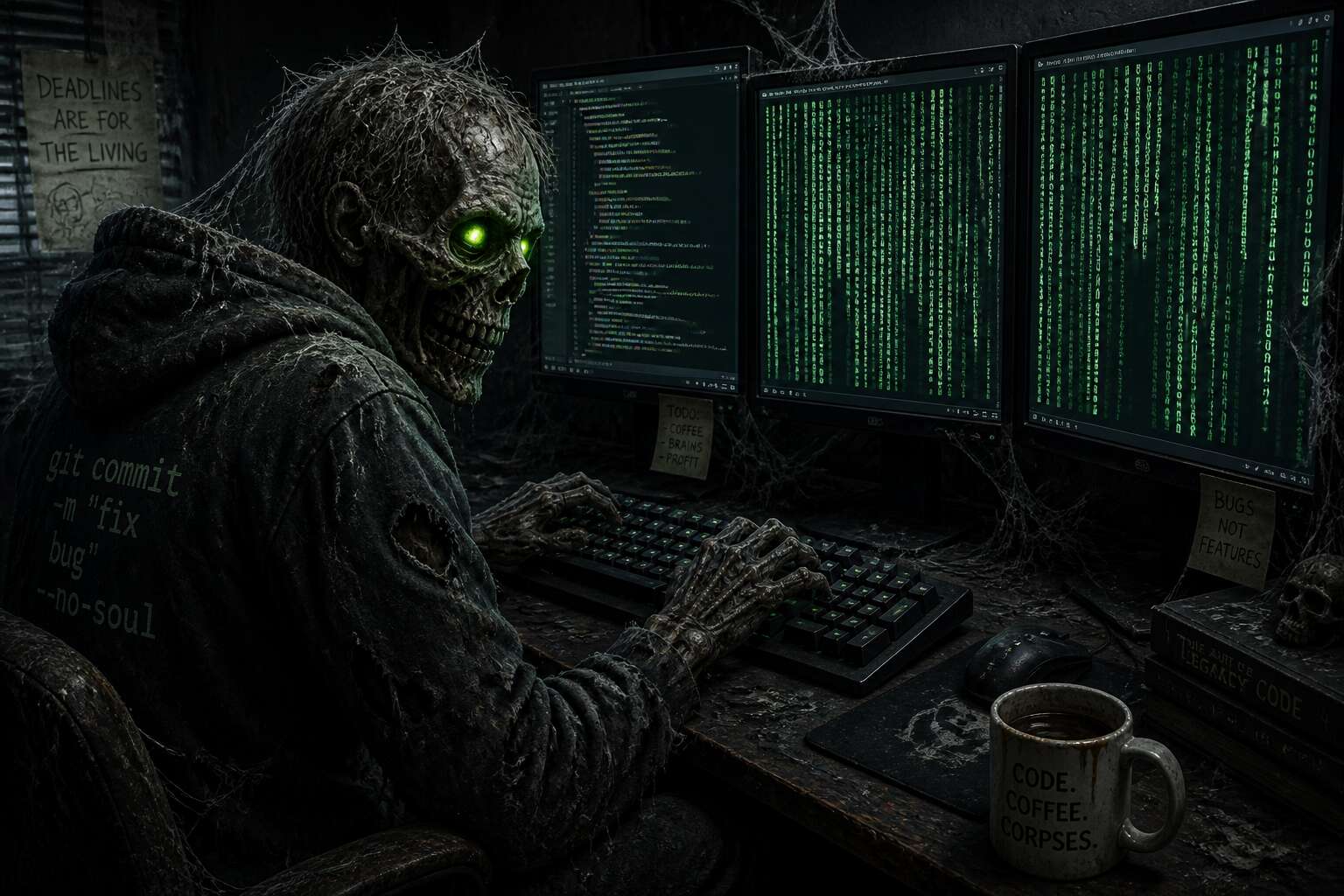 full stack developer zombie